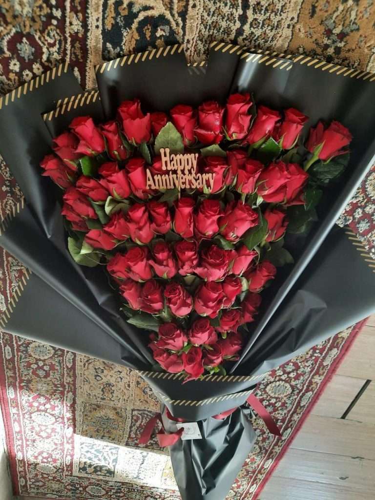 60 Red Roses Luxury Bouquet